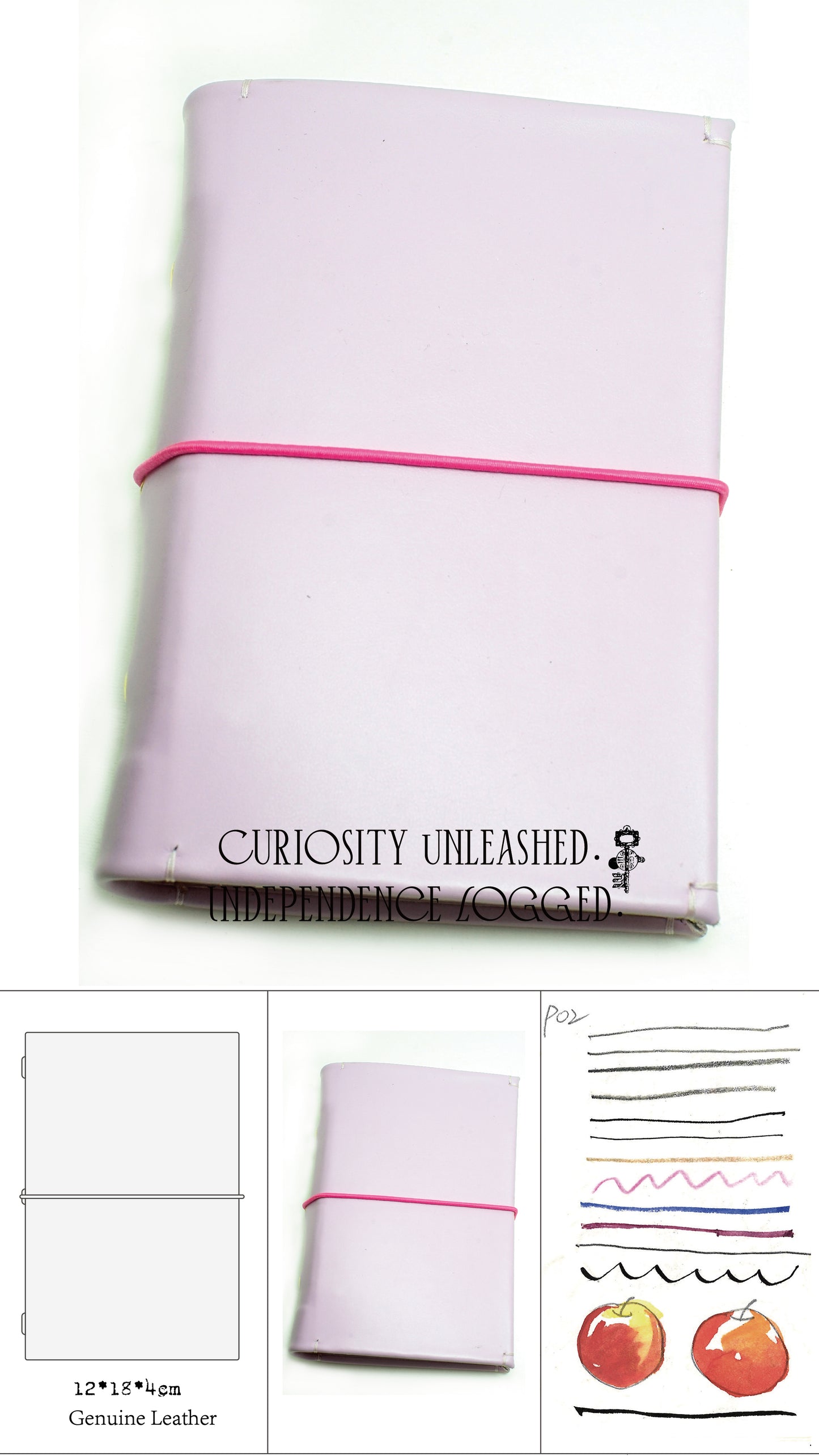 Genuine Leather Handmade Story Script Notebook