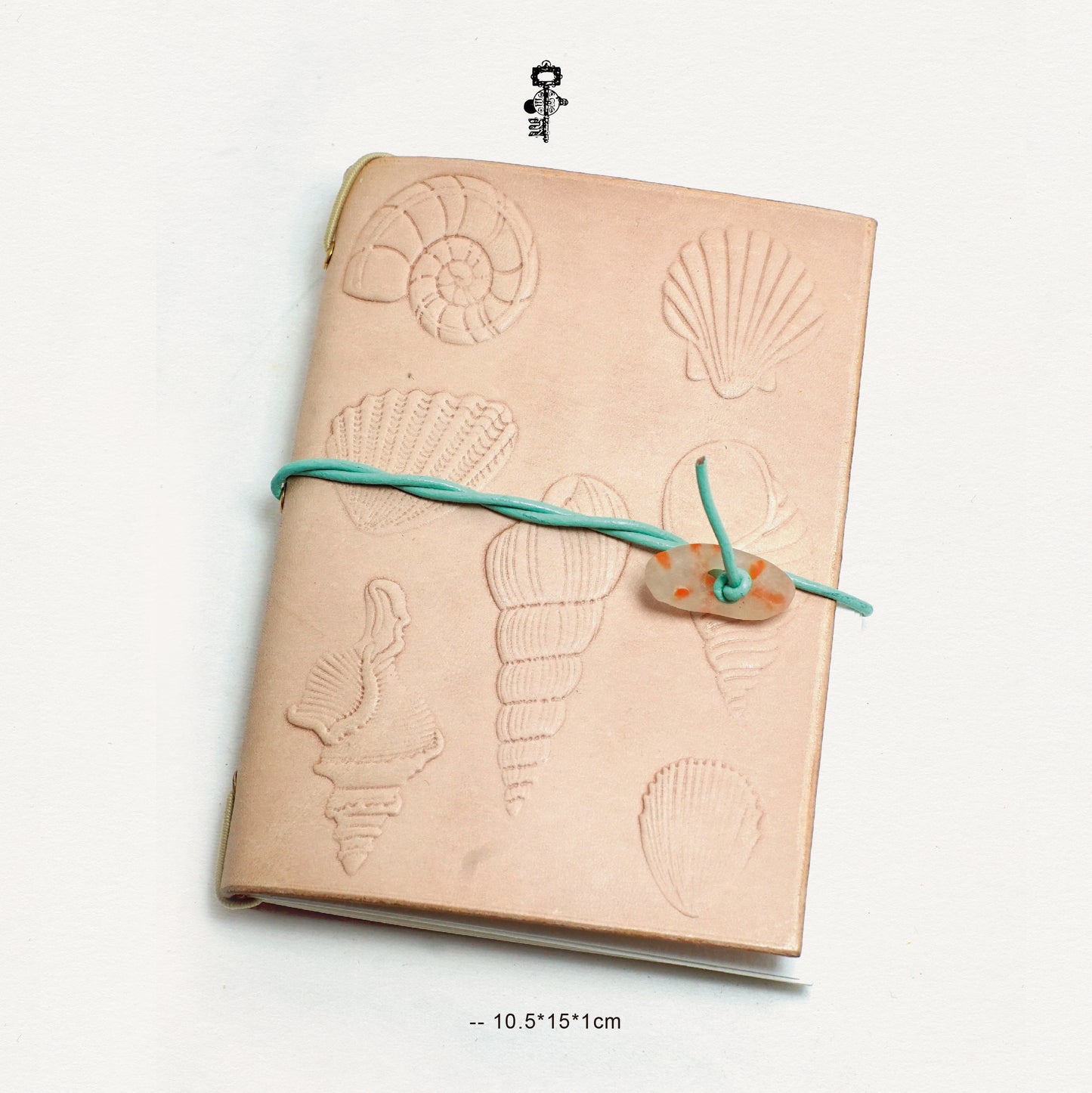 Genuine Leather Handmade Relief Vegetable Tanned Leather Travel Portable Watercolor Book