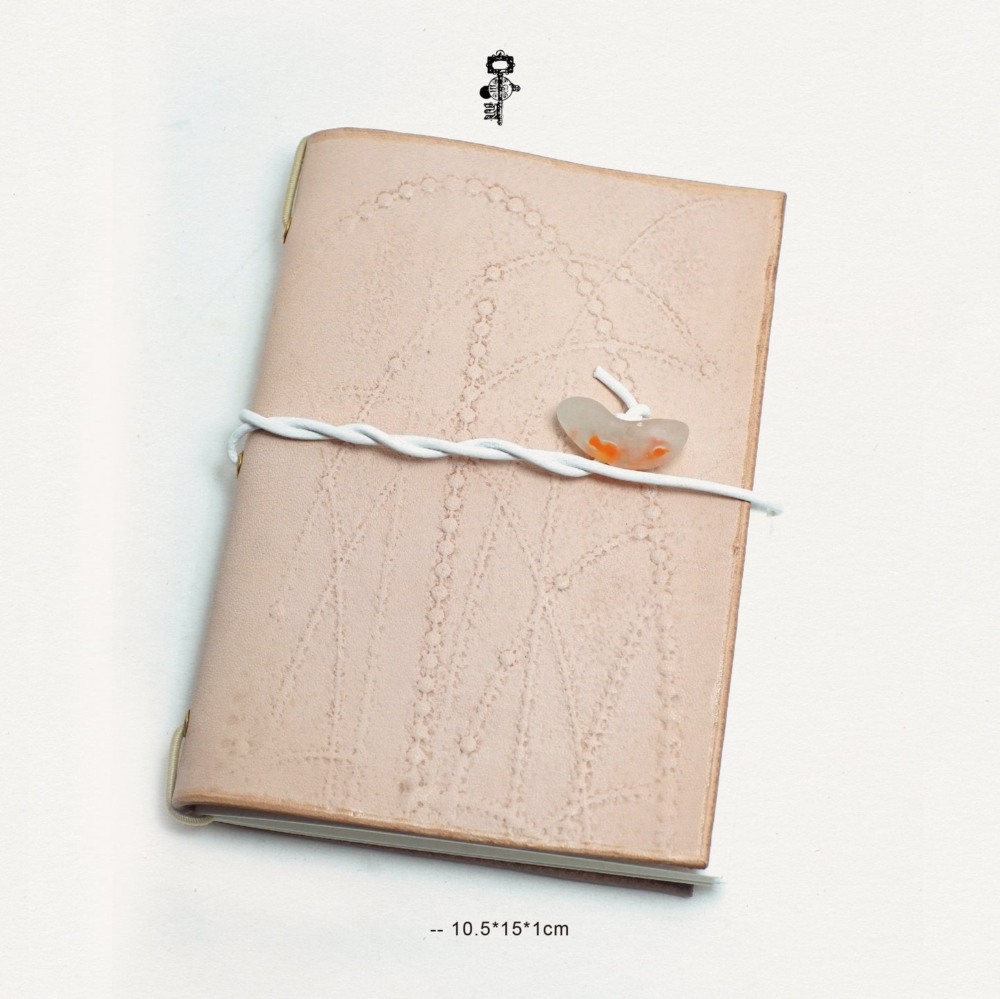Genuine Leather Handmade Relief Vegetable Tanned Leather Travel Portable Watercolor Book