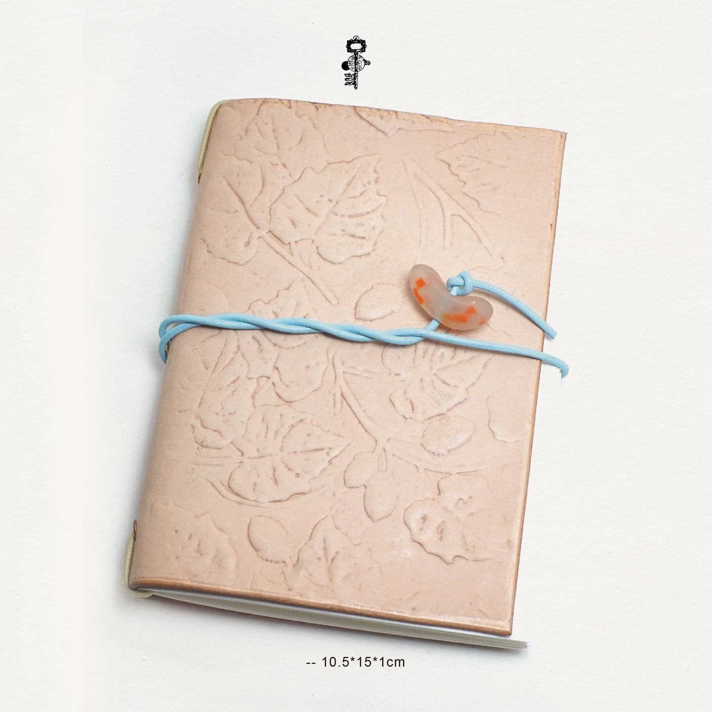 Genuine Leather Handmade Relief Vegetable Tanned Leather Travel Portable Watercolor Book