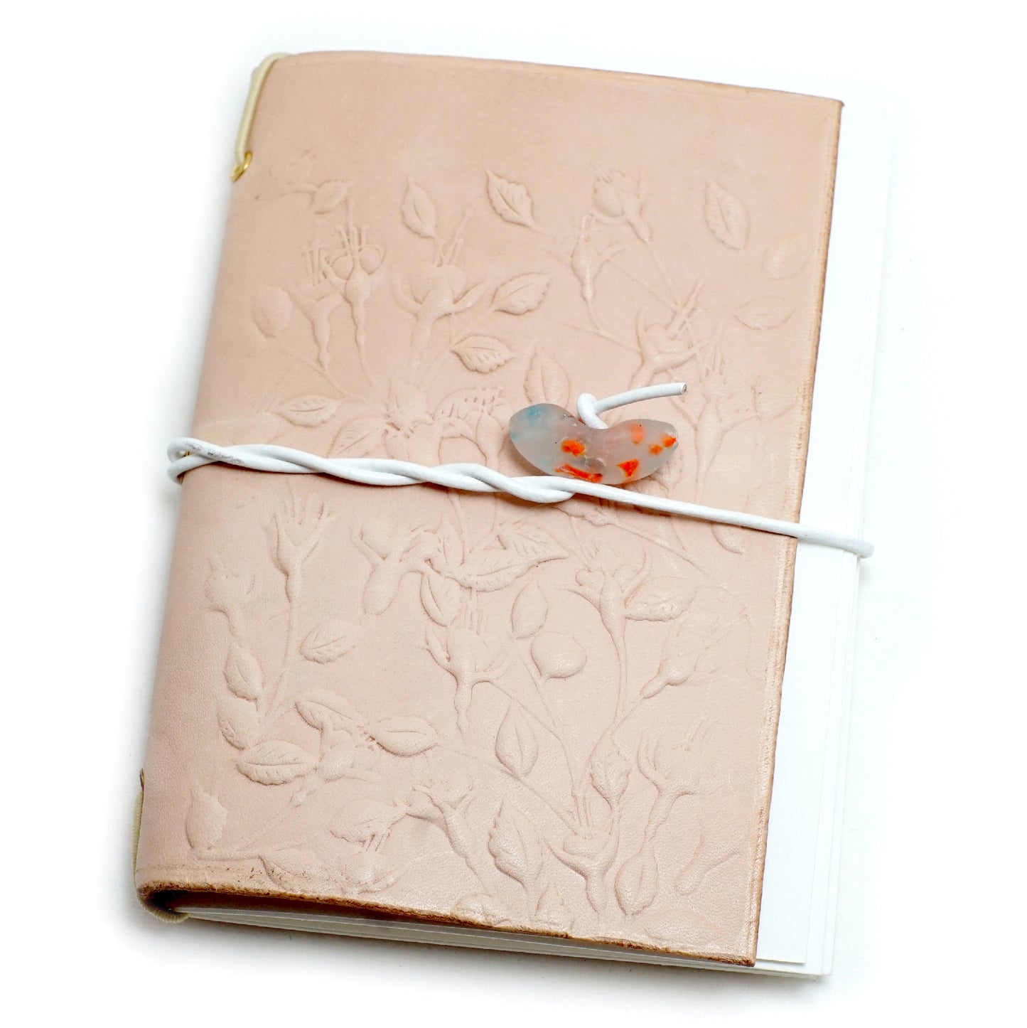 Genuine Leather Handmade Relief Vegetable Tanned Leather Travel Portable Watercolor Book