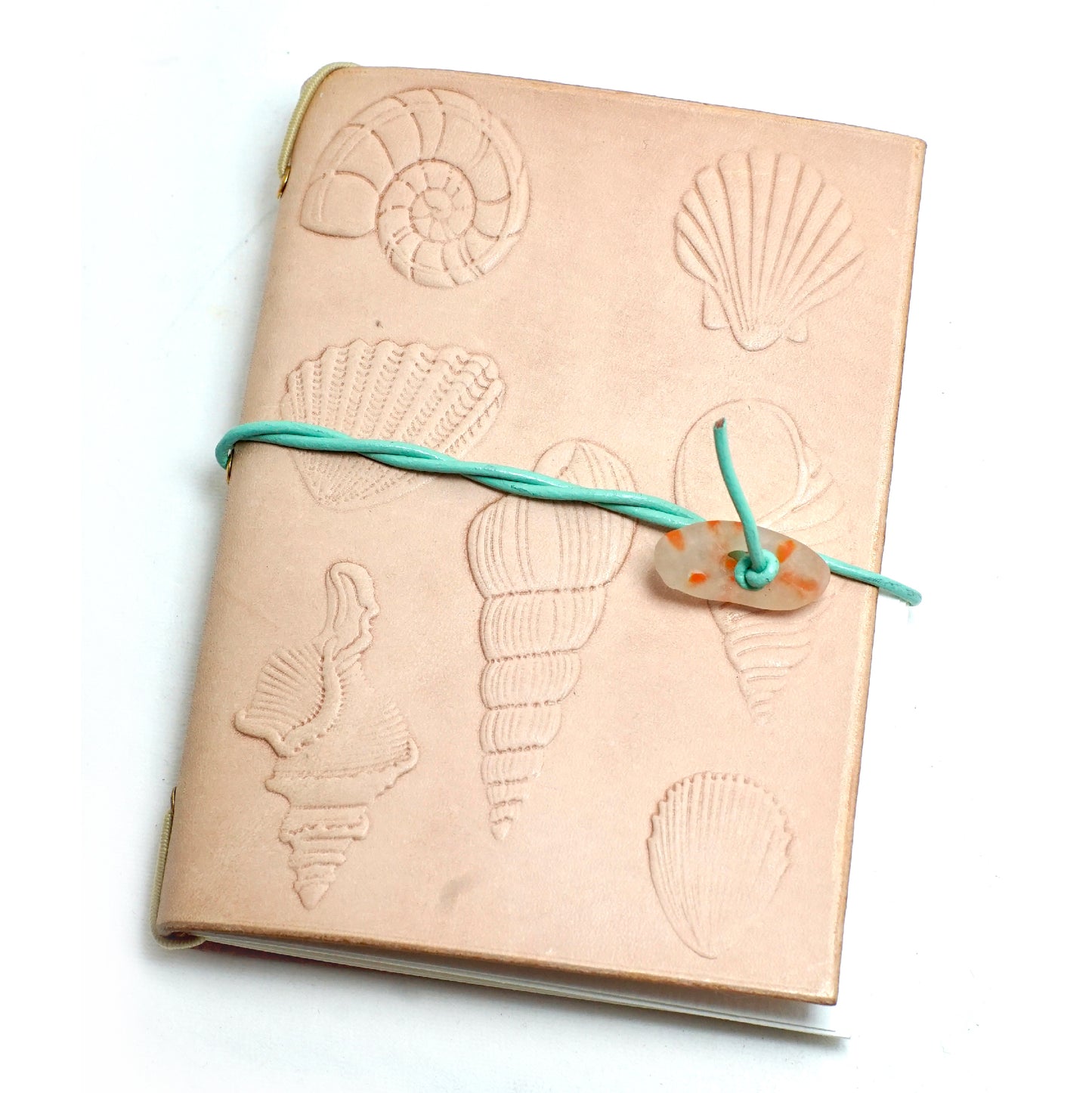 Genuine Leather Handmade Relief Vegetable Tanned Leather Travel Portable Watercolor Book