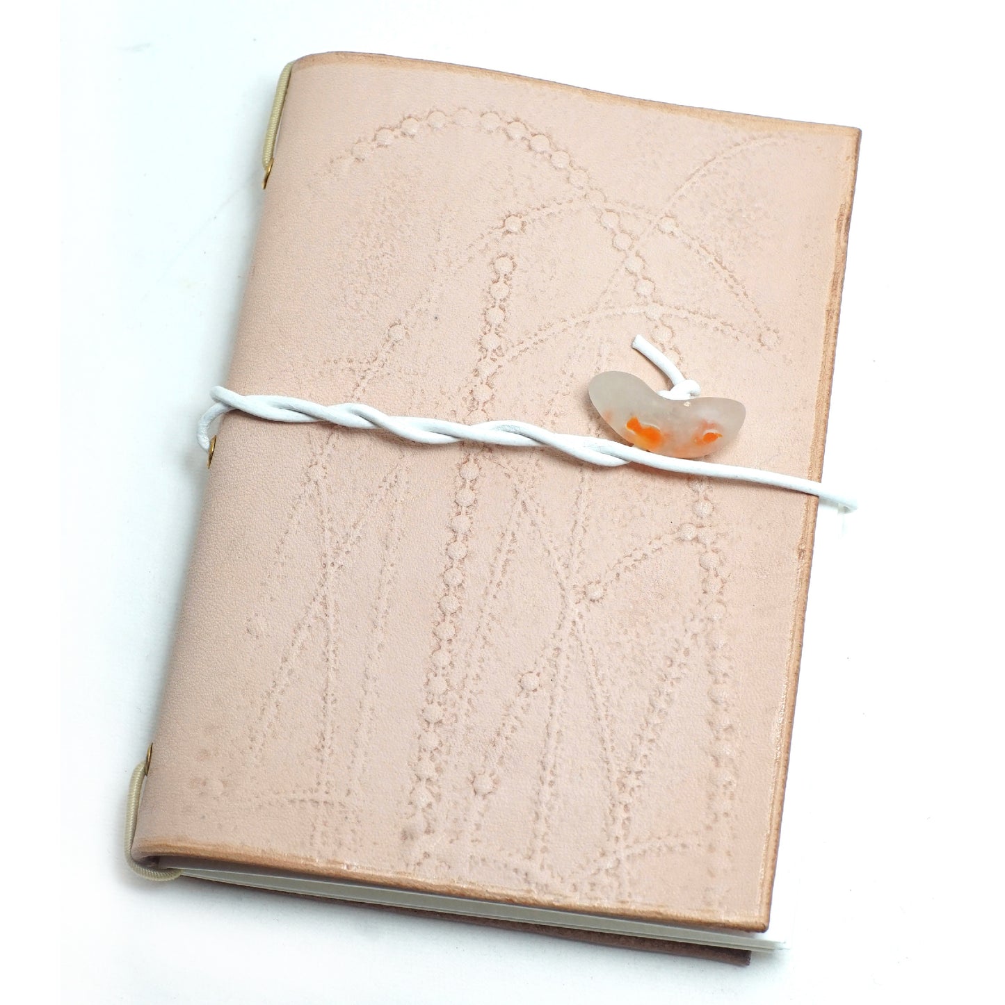 Genuine Leather Handmade Relief Vegetable Tanned Leather Travel Portable Watercolor Book