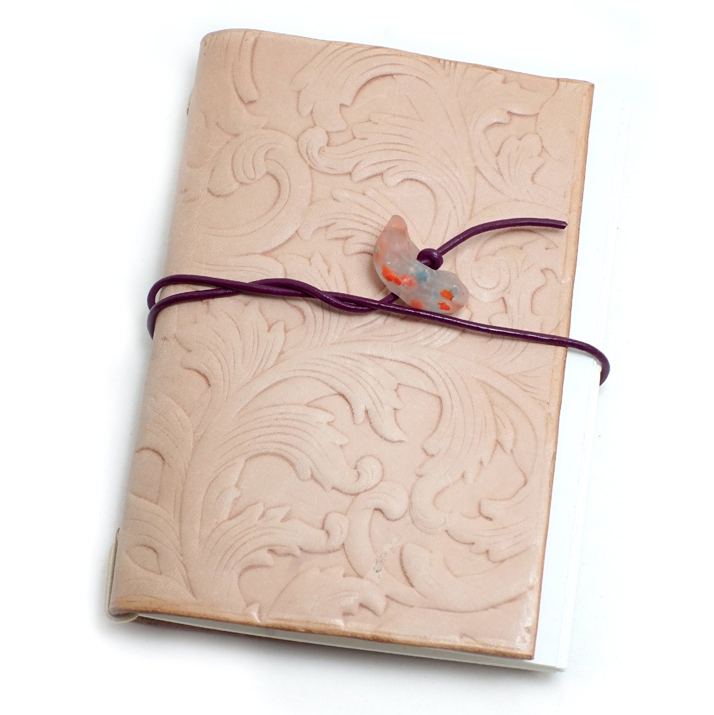 Genuine Leather Handmade Relief Vegetable Tanned Leather Travel Portable Watercolor Book