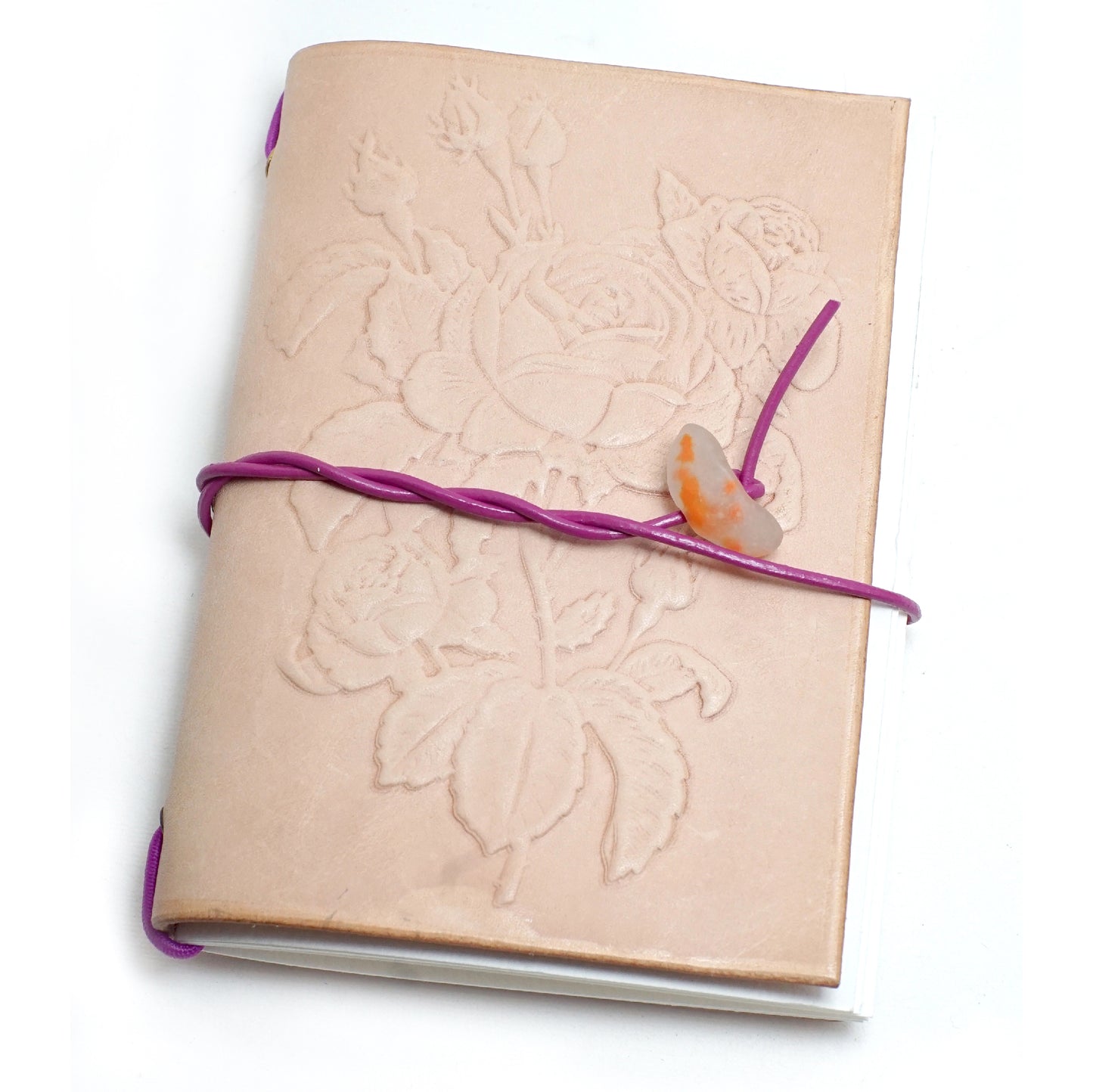 Genuine Leather Handmade Relief Vegetable Tanned Leather Travel Portable Watercolor Book