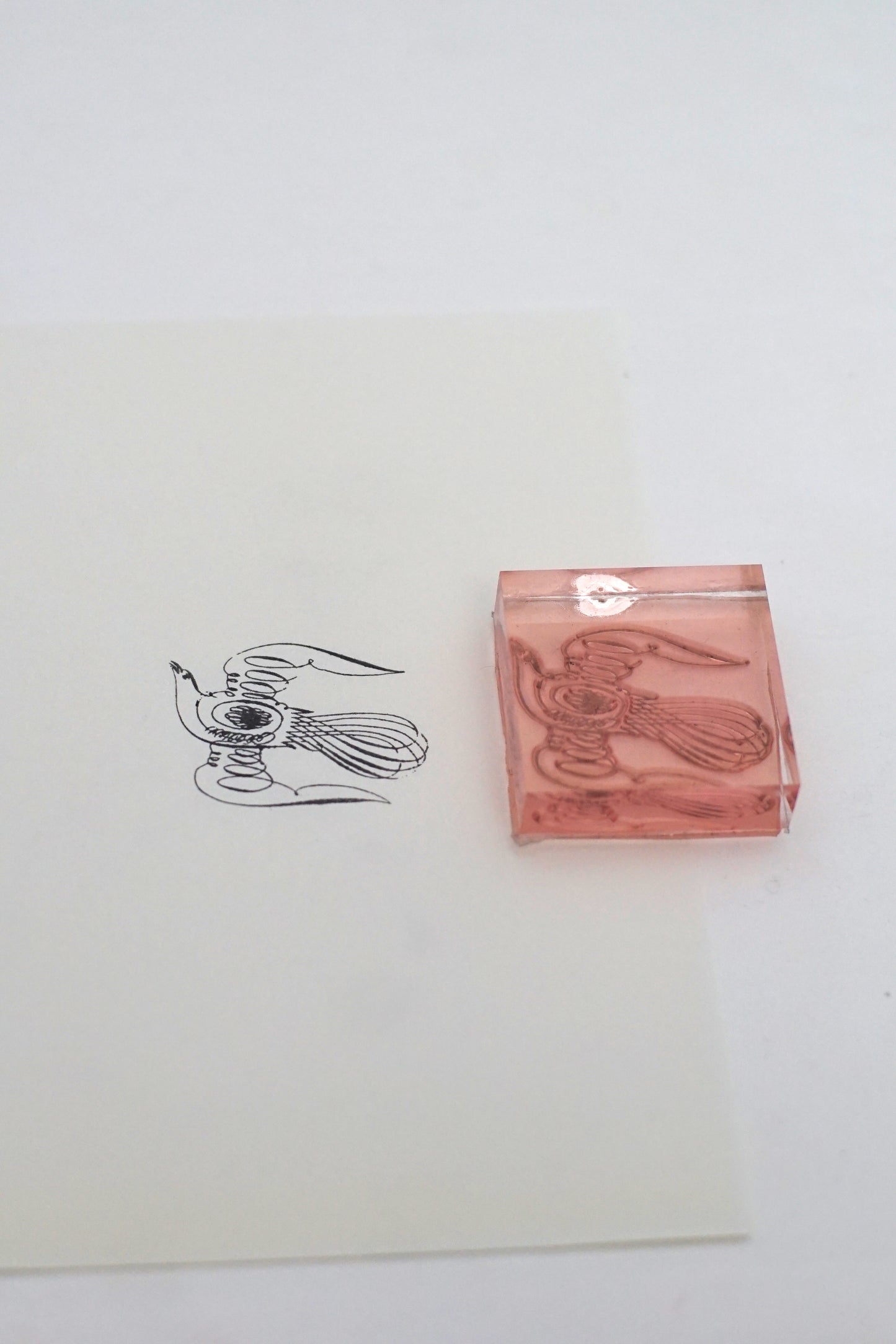 Abstract Coil Teapot Stamp