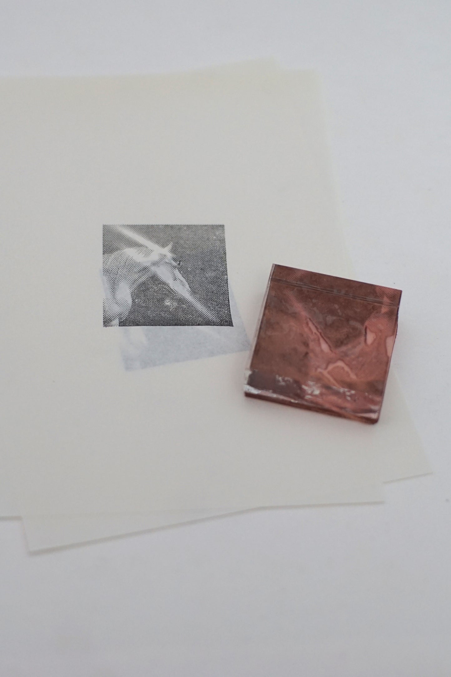 Halftone Unicorn Photo Stamp