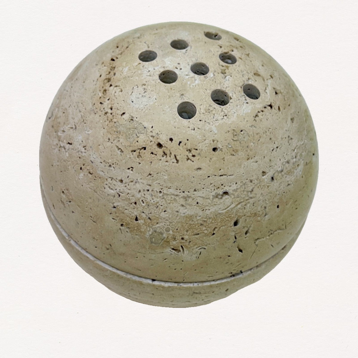 Temperature-Adjustable Travertine Aroma Warmer