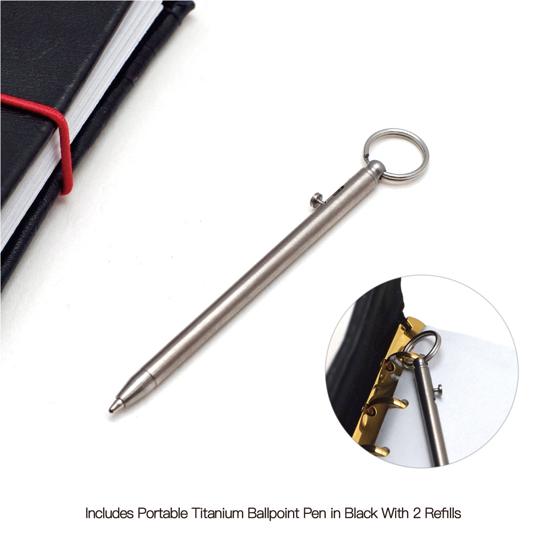 Genuine Leather Hand-portable Pocket M2.5 Notebook