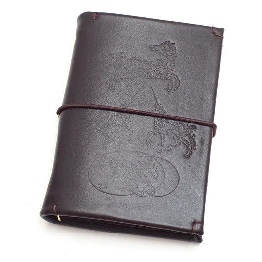 Genuine Leather Hand-portable Pocket M5 Notebook