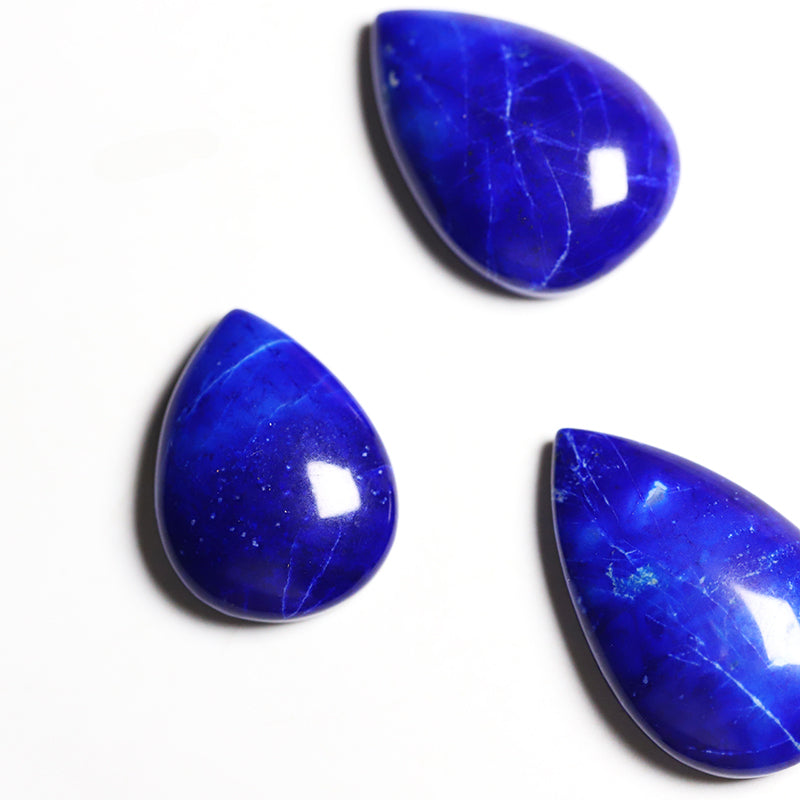 A5 Natural Afghan Lapis lazuli Droplet Pendant Mineral Crystal