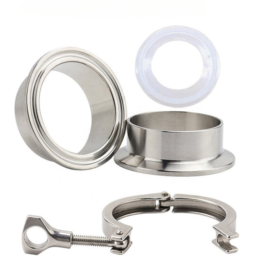 304 stainless steel clamp set, sanitary grade quick installation clamp, precision casting clamp, holding clamp, pipe clamp, pipe clamp