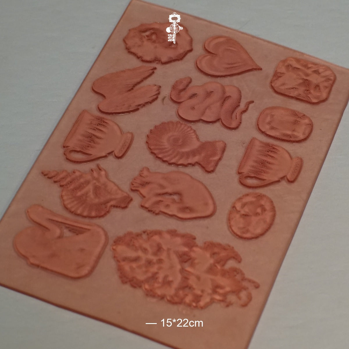 Red Stamp Sheet — Relics & Fossils