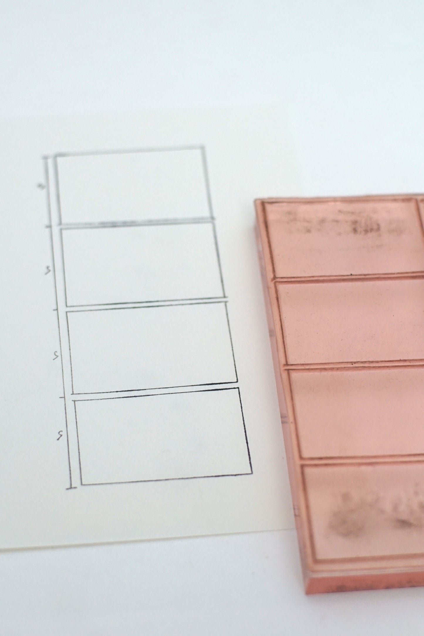Four-Panel Rectangle Grid Stamp (Comic / Animation Frames)