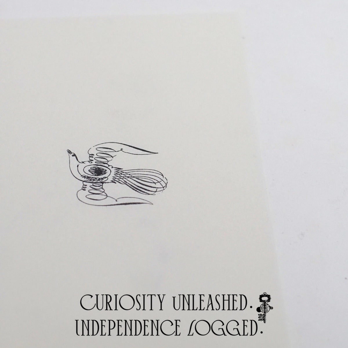 Abstract Coil Teapot Stamp