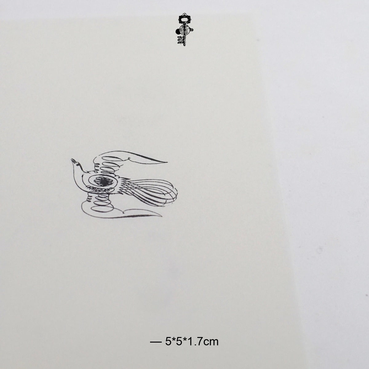Abstract Coil Teapot Stamp