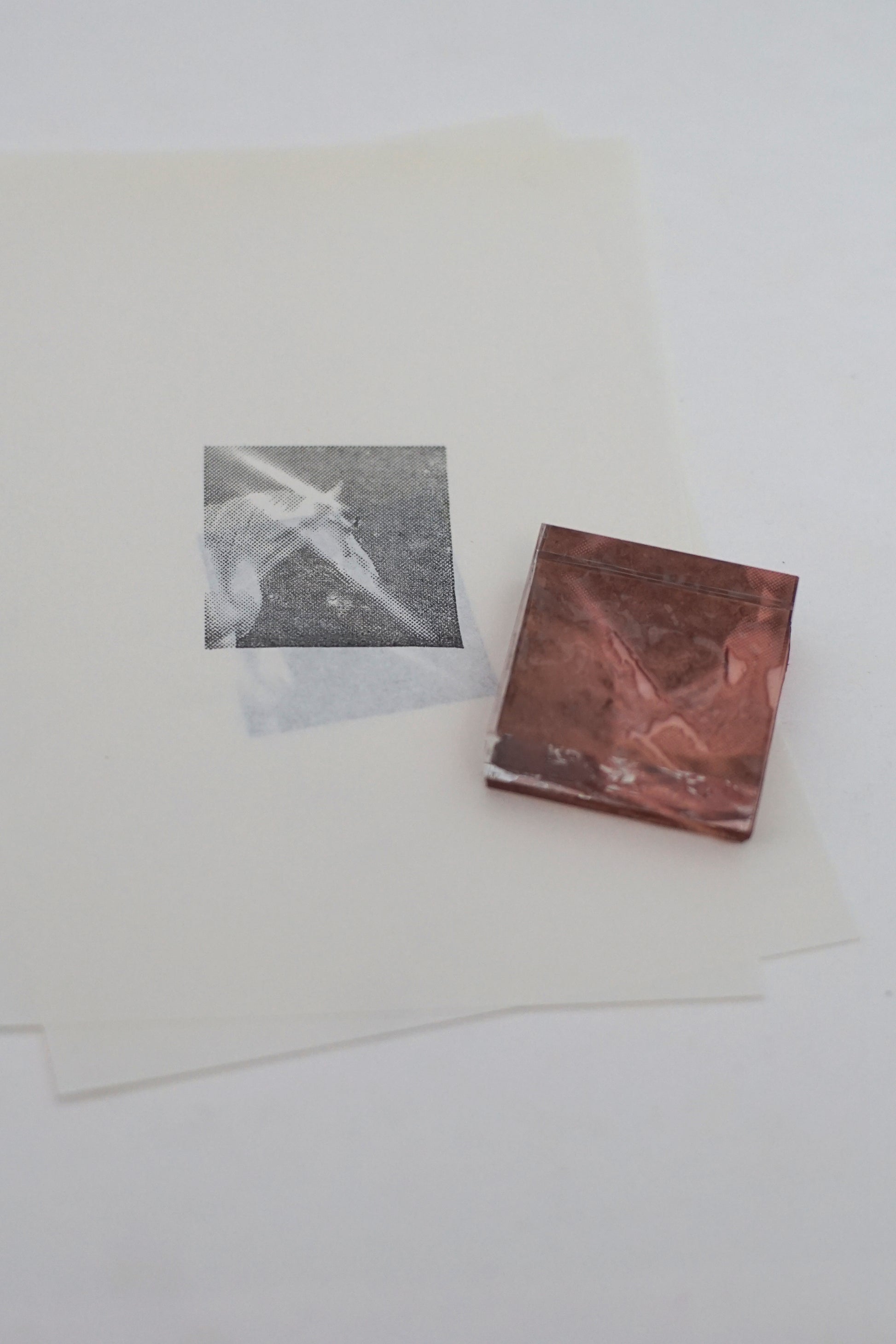 Halftone Unicorn Photo Stamp