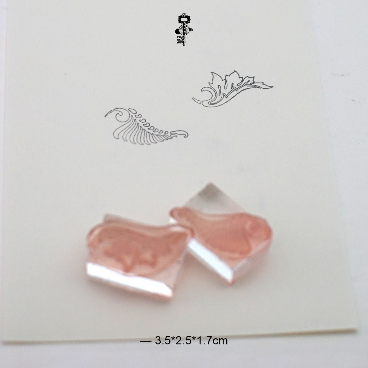 Baroque Acanthus Flourish Stamps (Set of 2)
