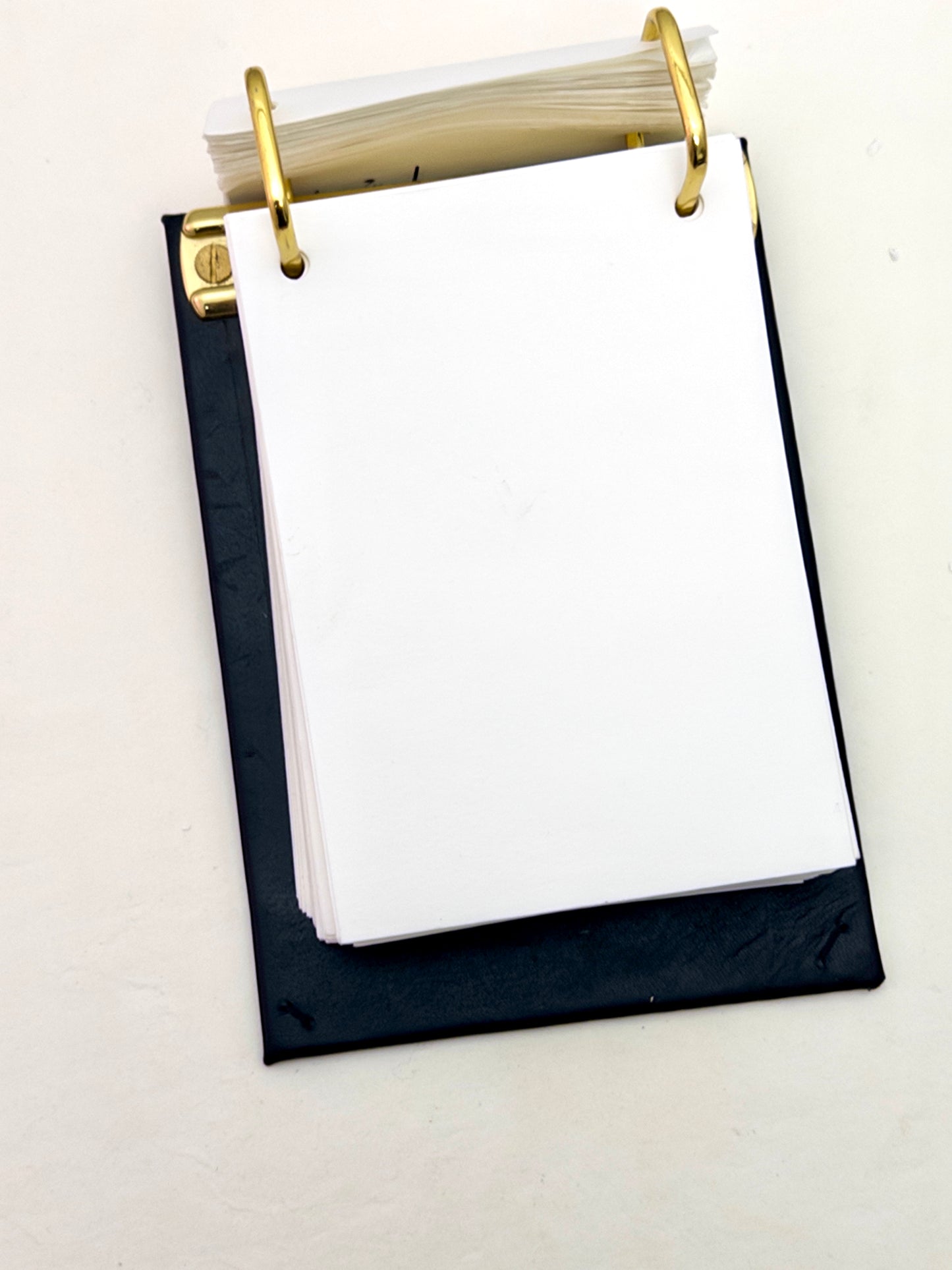 Leather Ring-Bound Sketchbook