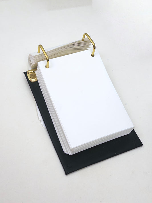 Leather Ring-Bound Sketchbook