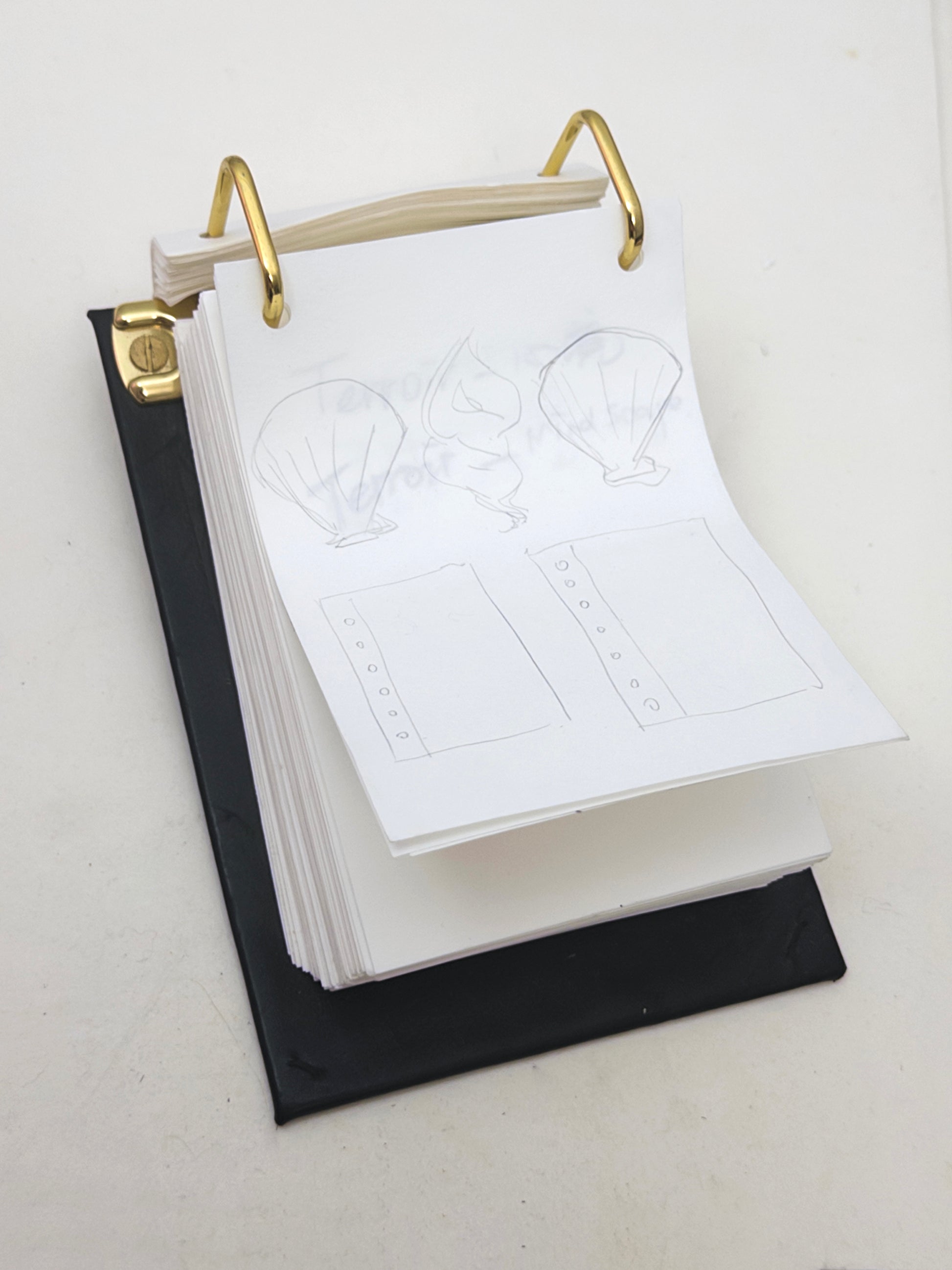 Leather Ring-Bound Sketchbook