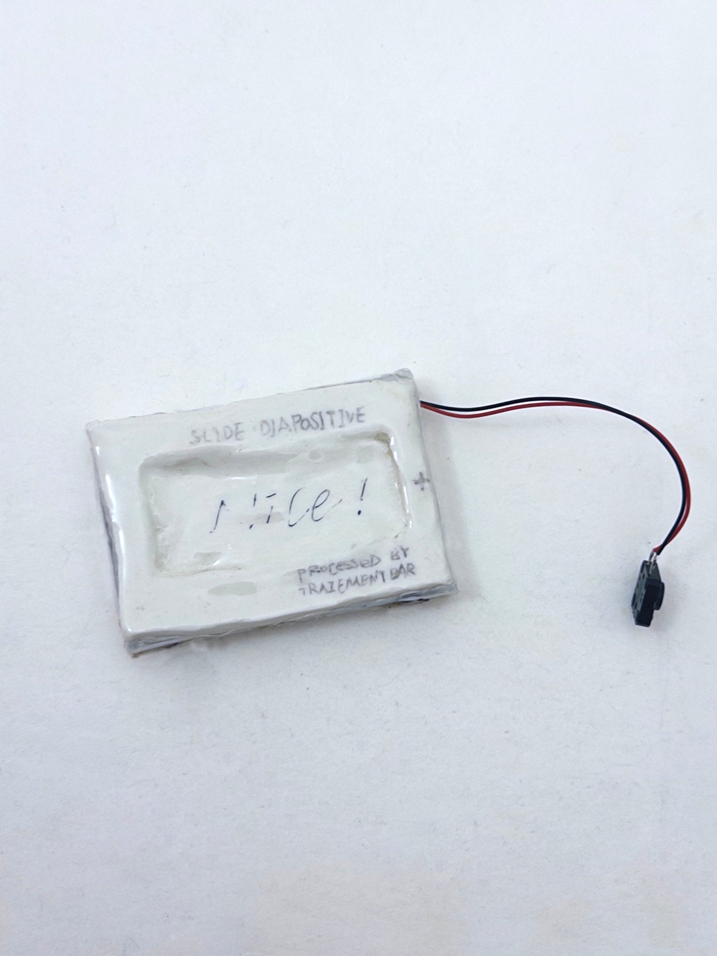 Handmade Ceramic Voice Message Recorder