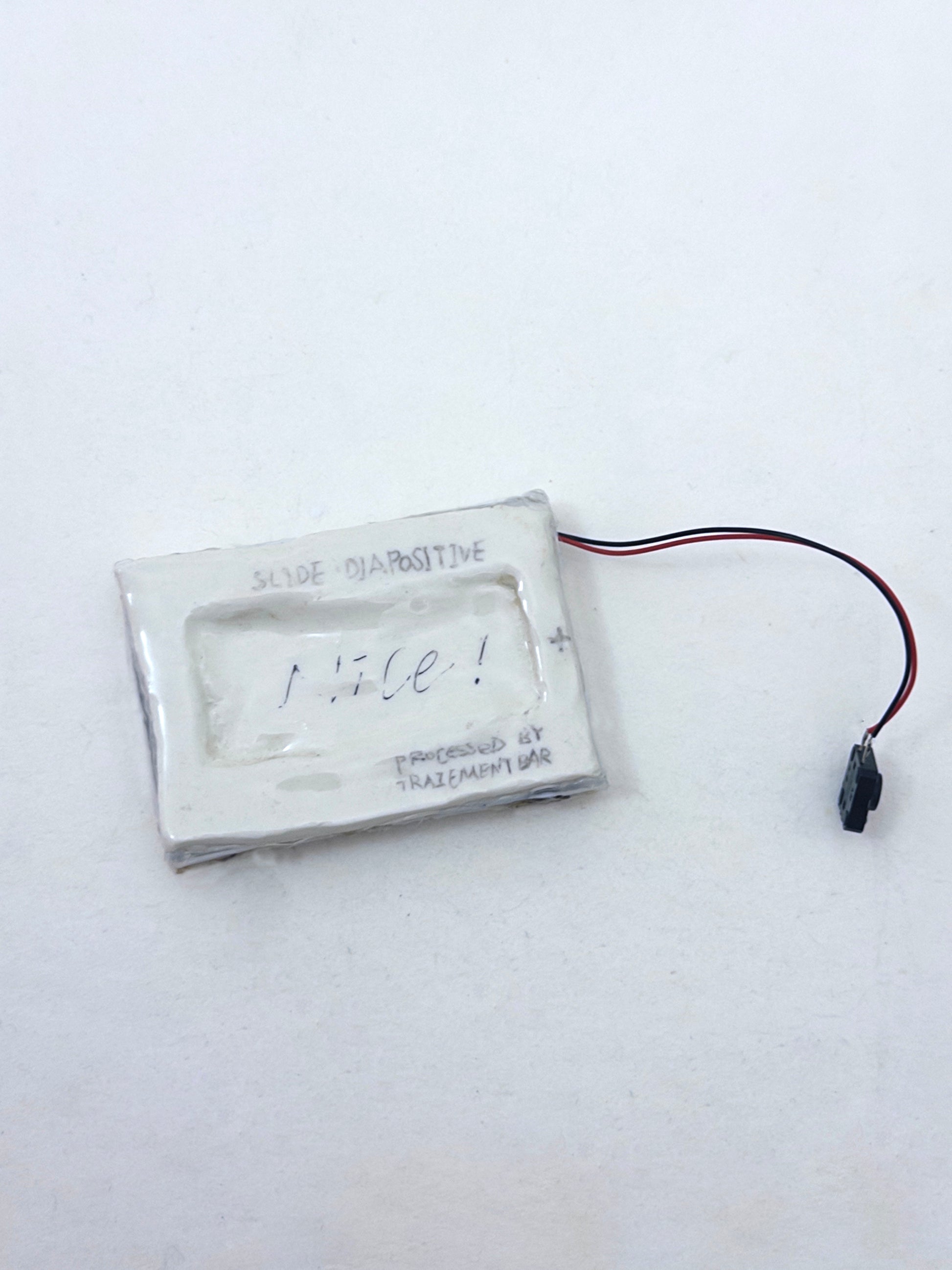 Handmade Ceramic Voice Message Recorder