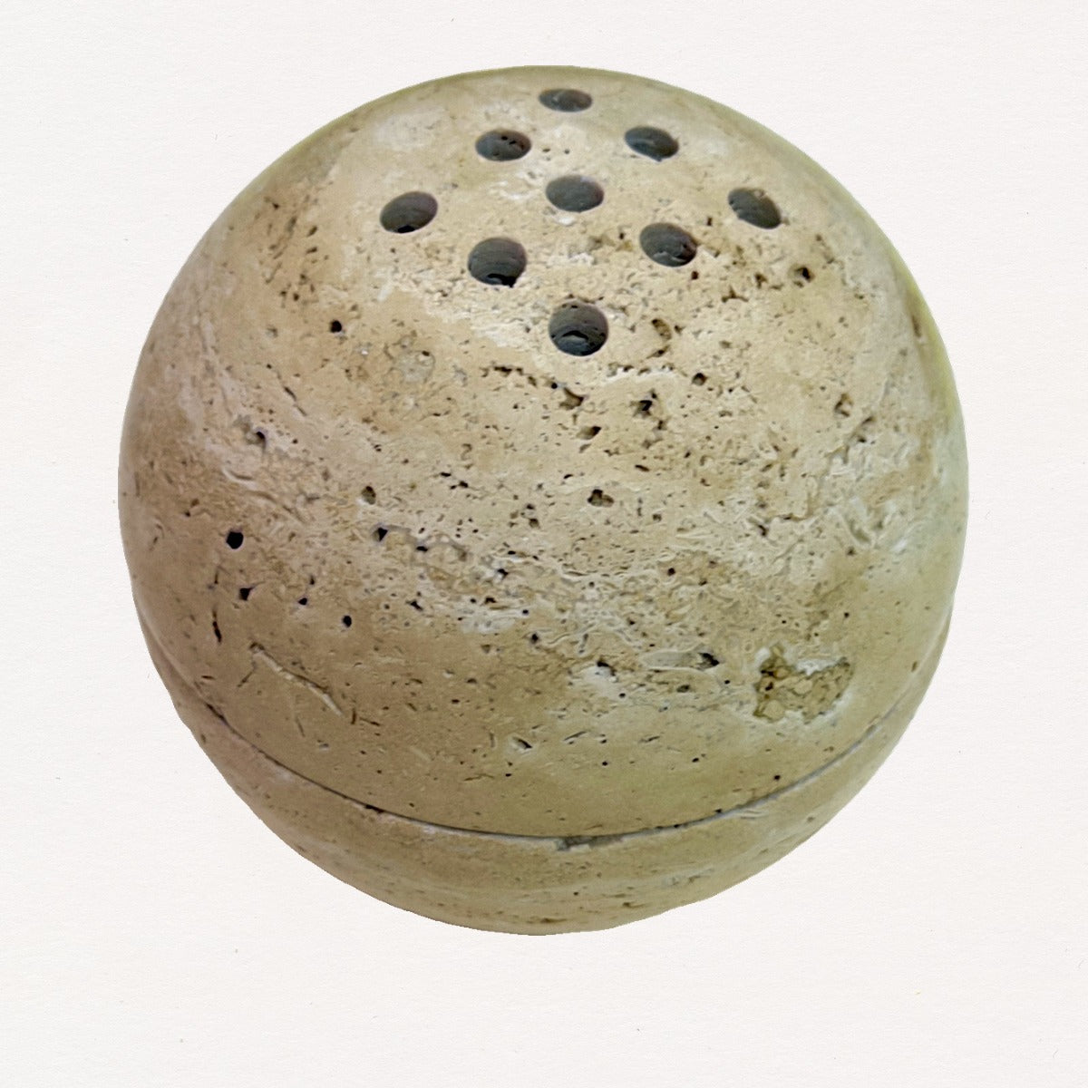 Temperature-Adjustable Travertine Aroma Warmer