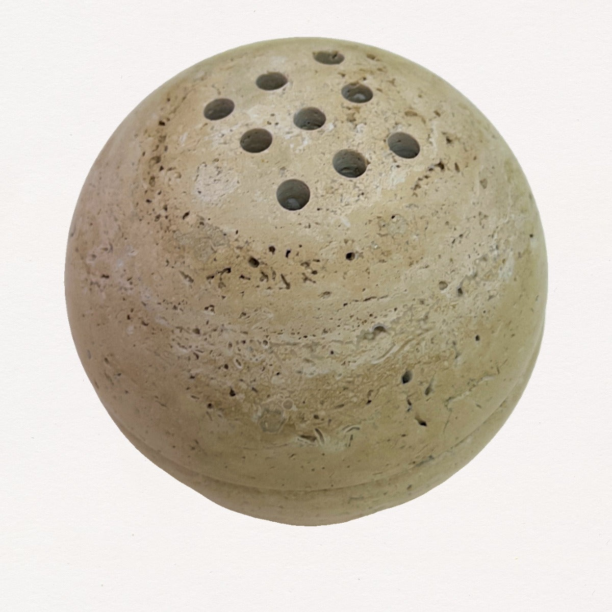 Temperature-Adjustable Travertine Aroma Warmer