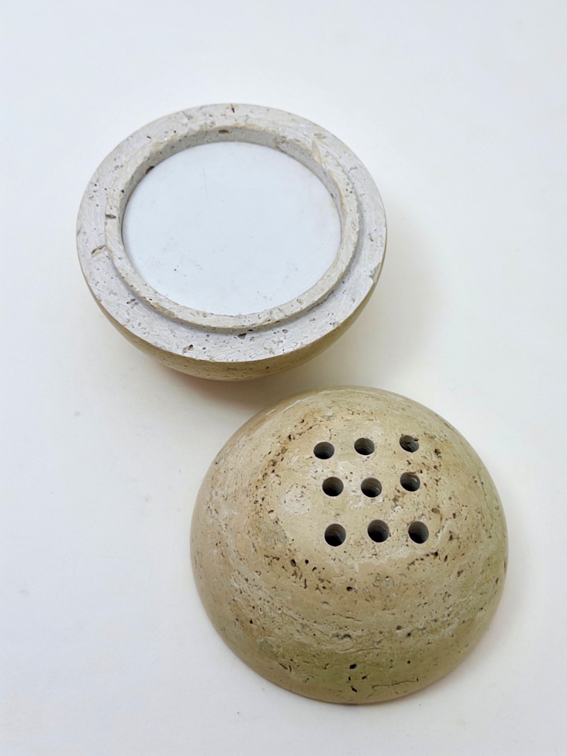 Temperature-Adjustable Travertine Aroma Warmer