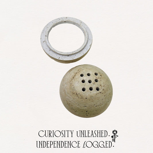 Temperature-Adjustable Travertine Aroma Warmer