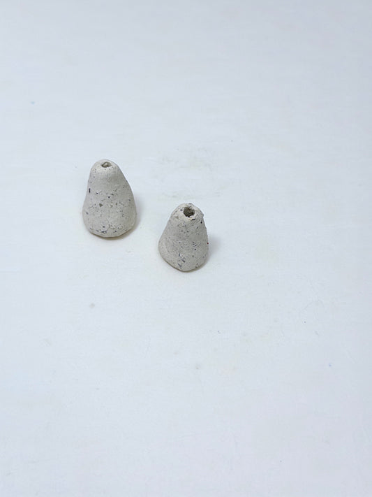 Handmade Saggar-Fired Ceramic Incense Holder