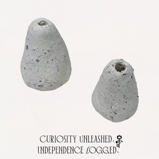Handmade Saggar-Fired Ceramic Incense Holder