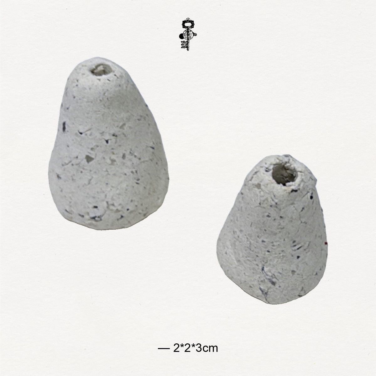 Handmade Saggar-Fired Ceramic Incense Holder