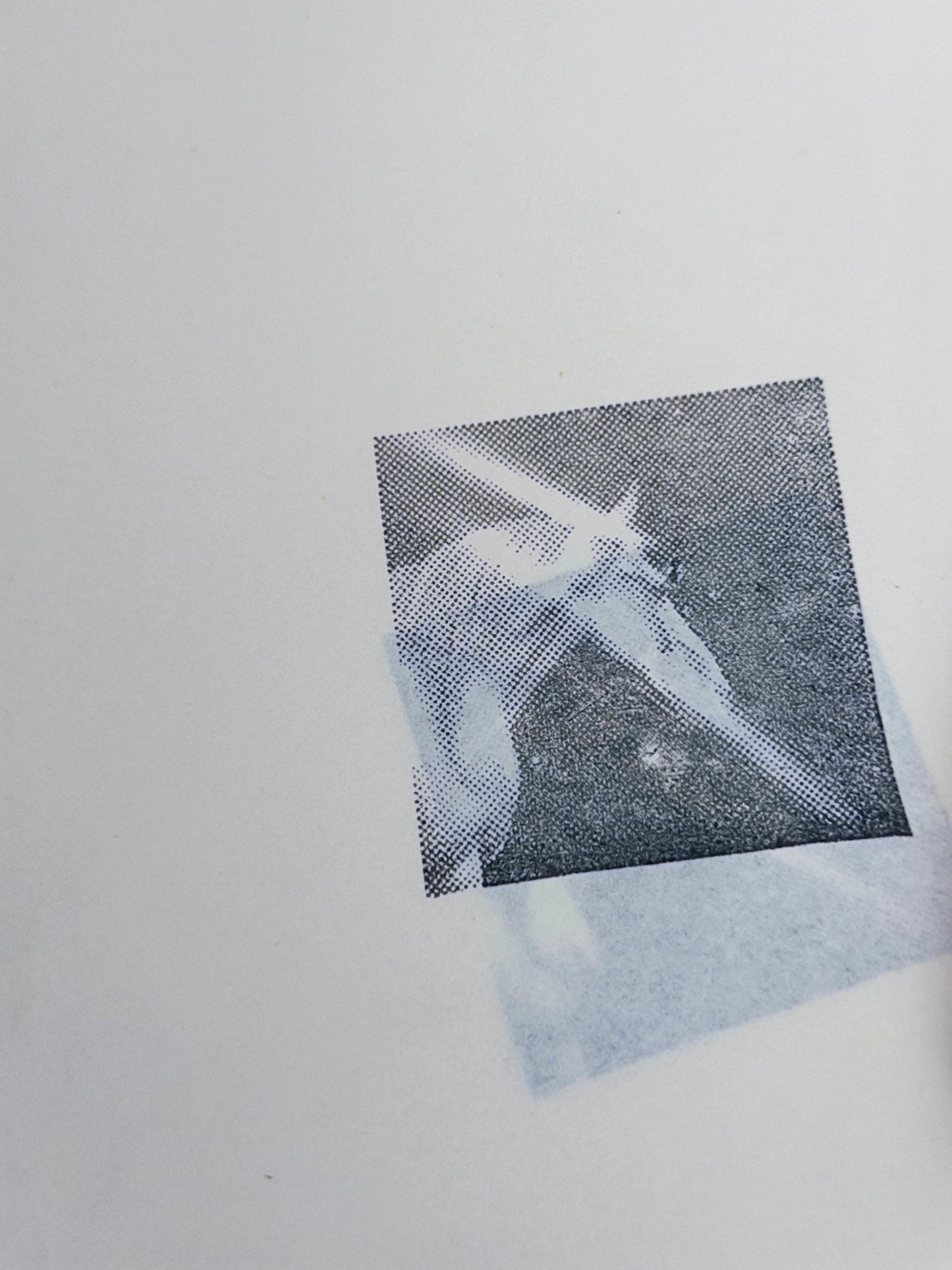 Halftone Unicorn Photo Stamp