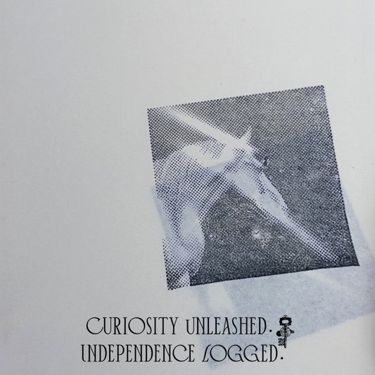 Halftone Unicorn Photo Stamp