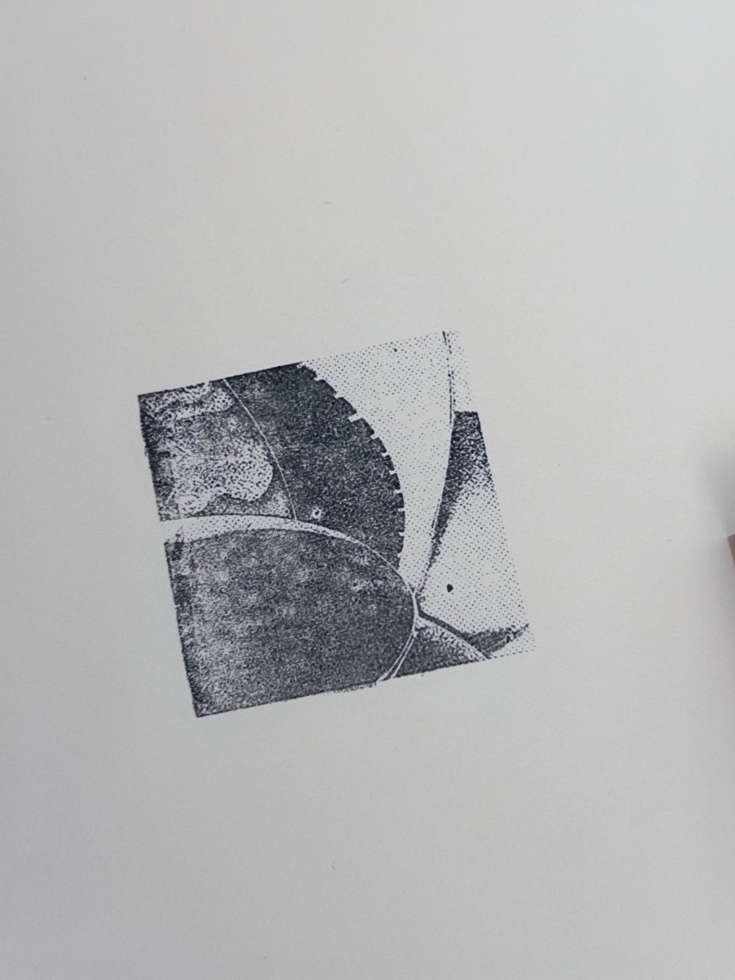 Halftone Texture Abstract Stamp