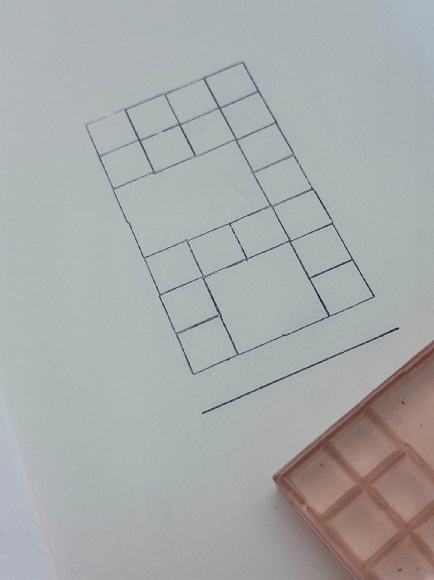 Modular Collage Grid Stamp