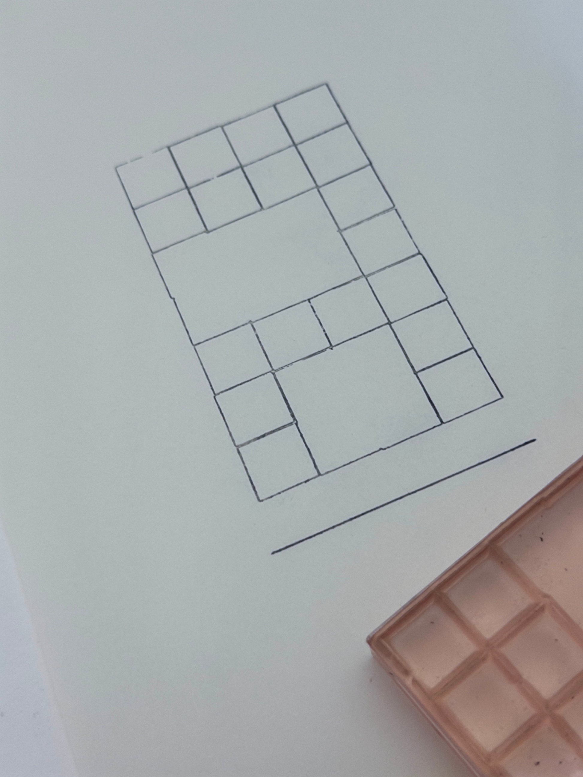 Modular Collage Grid Stamp