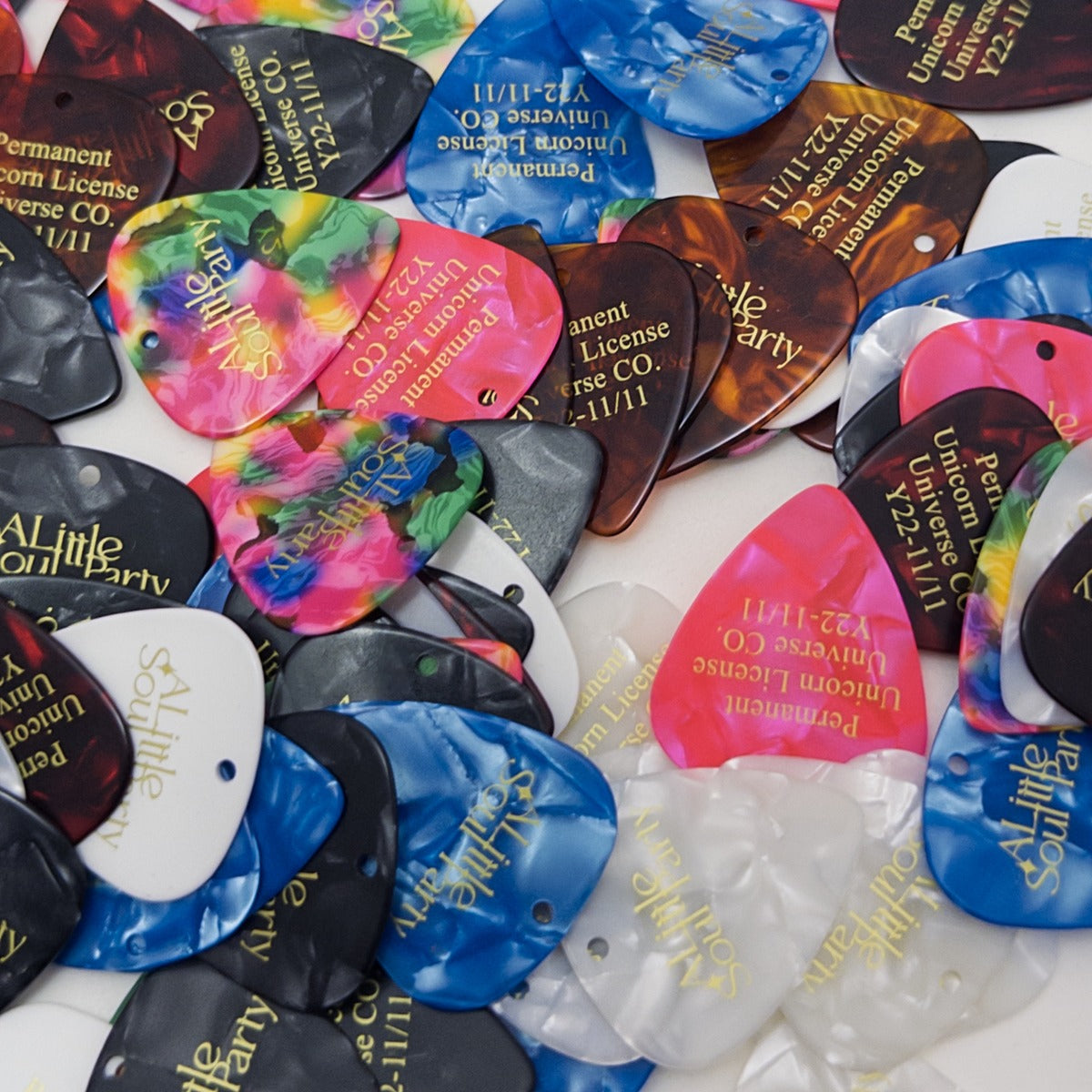Acetate Guitar Picks — Set of 8 Colours