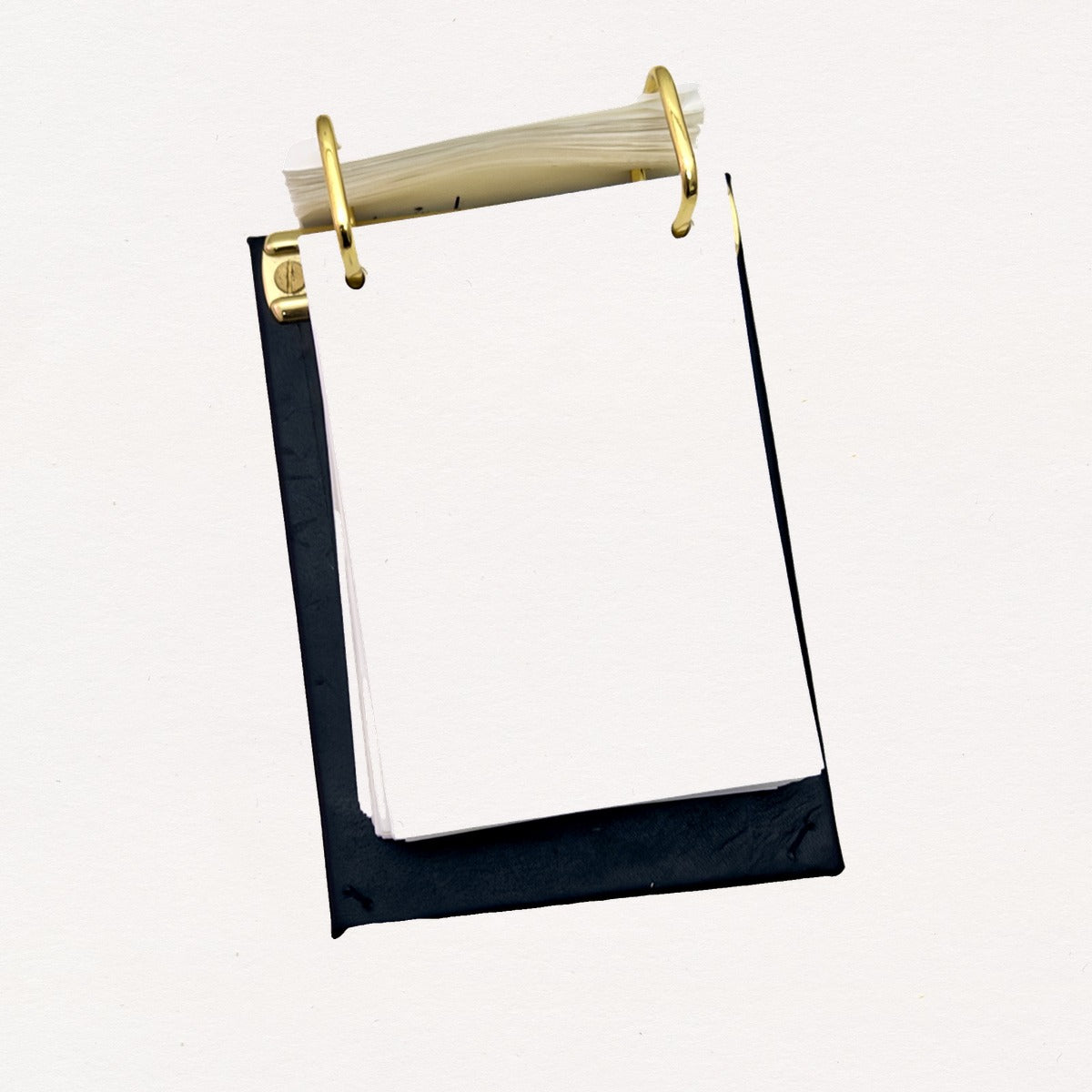 Leather Ring-Bound Sketchbook
