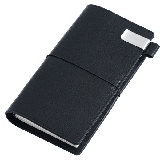 Passport Size Notebook Genuine Leather 12.5*22cm