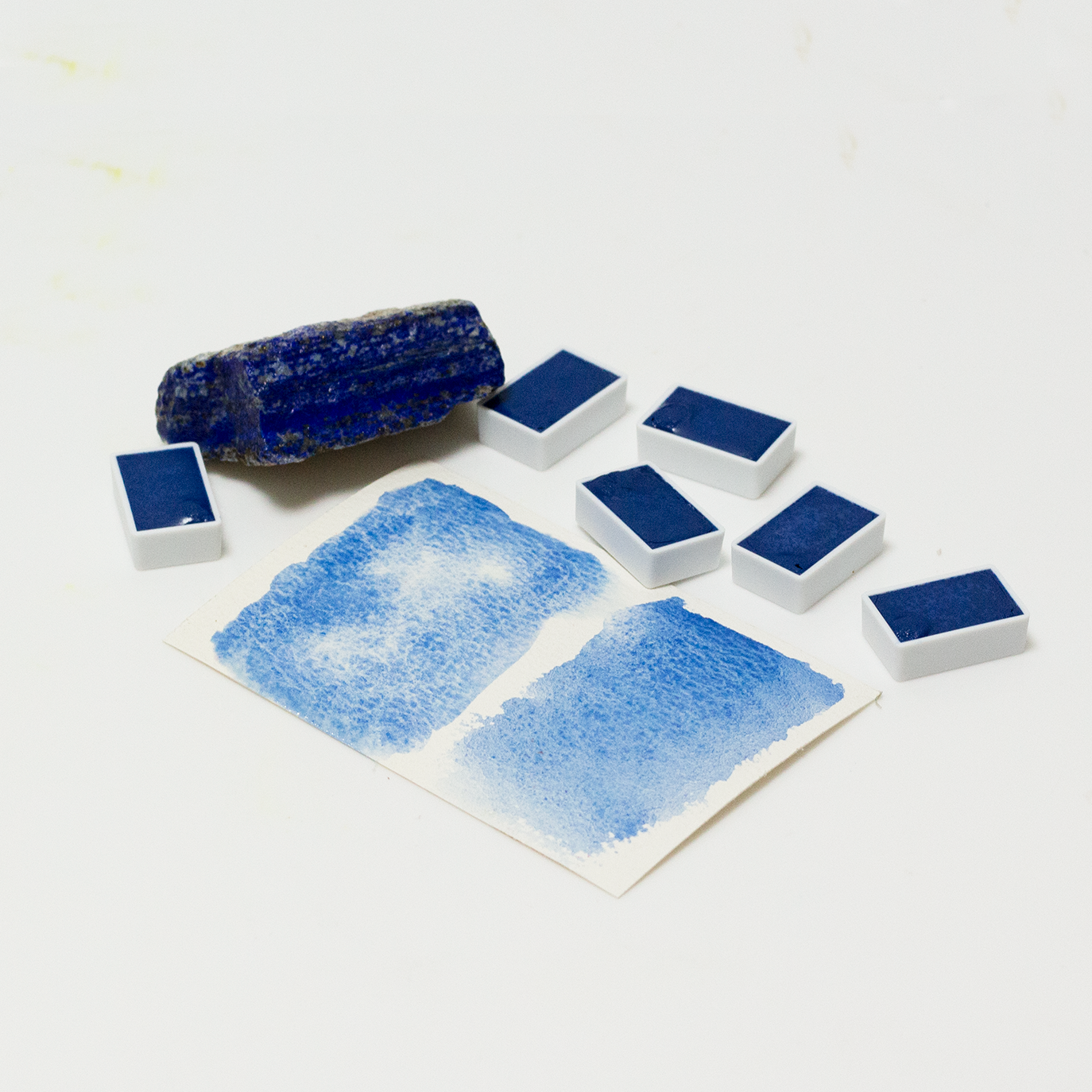 Lapis Lazuli lapis lazuli natural Afghan lapis lazuli mineral solid watercolor blue pigment block