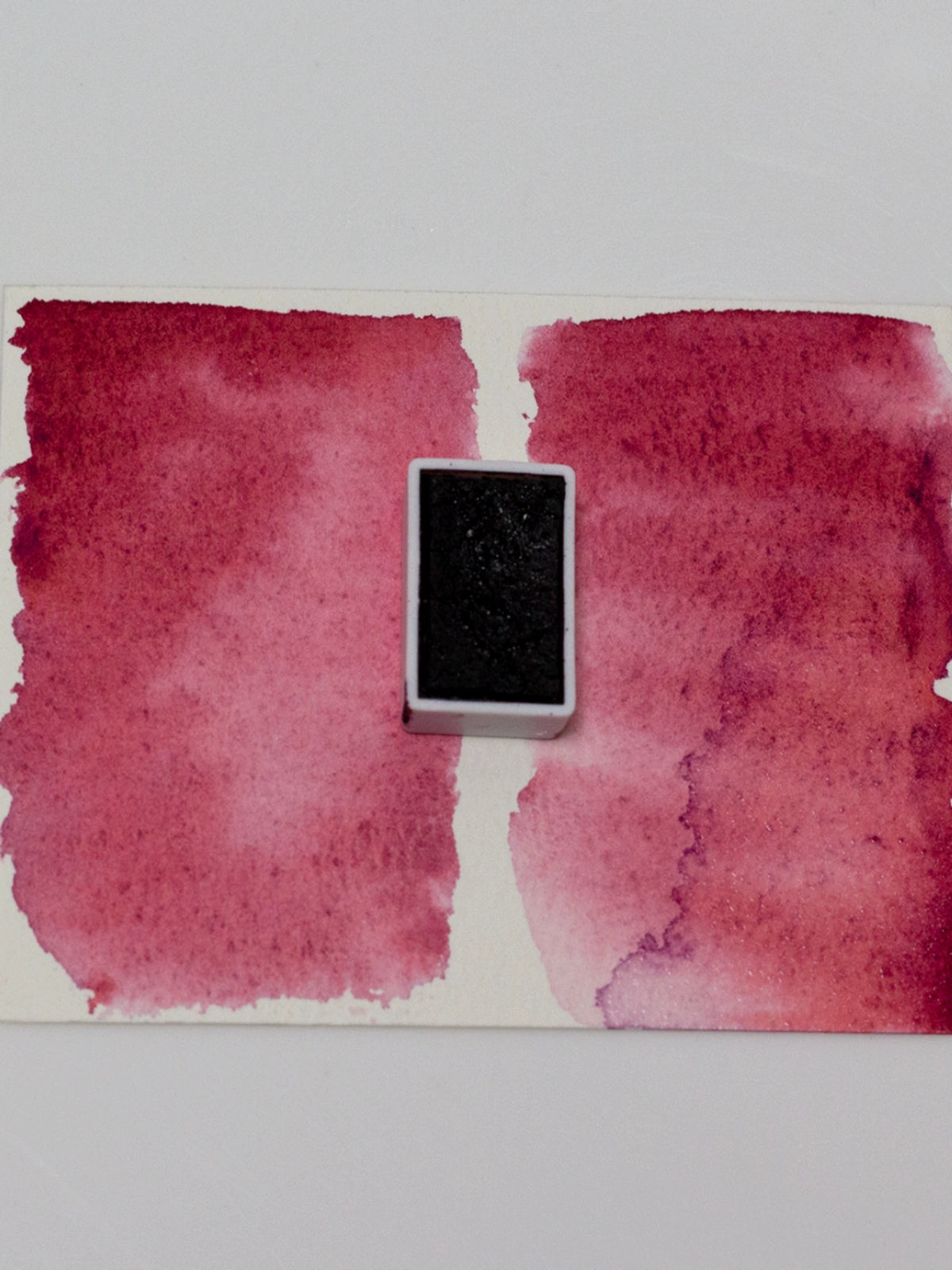 Carmine # 2 Natural Handmade Solid Watercolor Pigment Carmine Worm Making Transparent Carmine Red Full Block