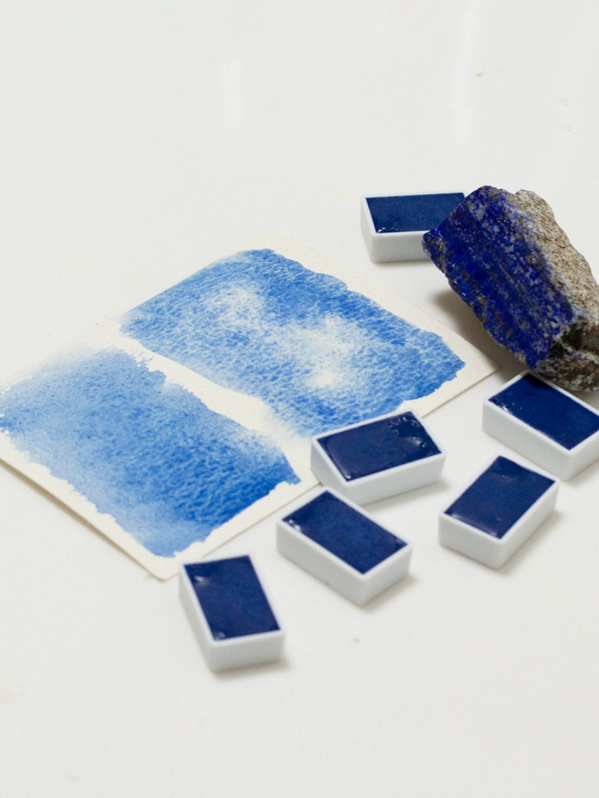 Lapis Lazuli lapis lazuli natural Afghan lapis lazuli mineral solid watercolor blue pigment block