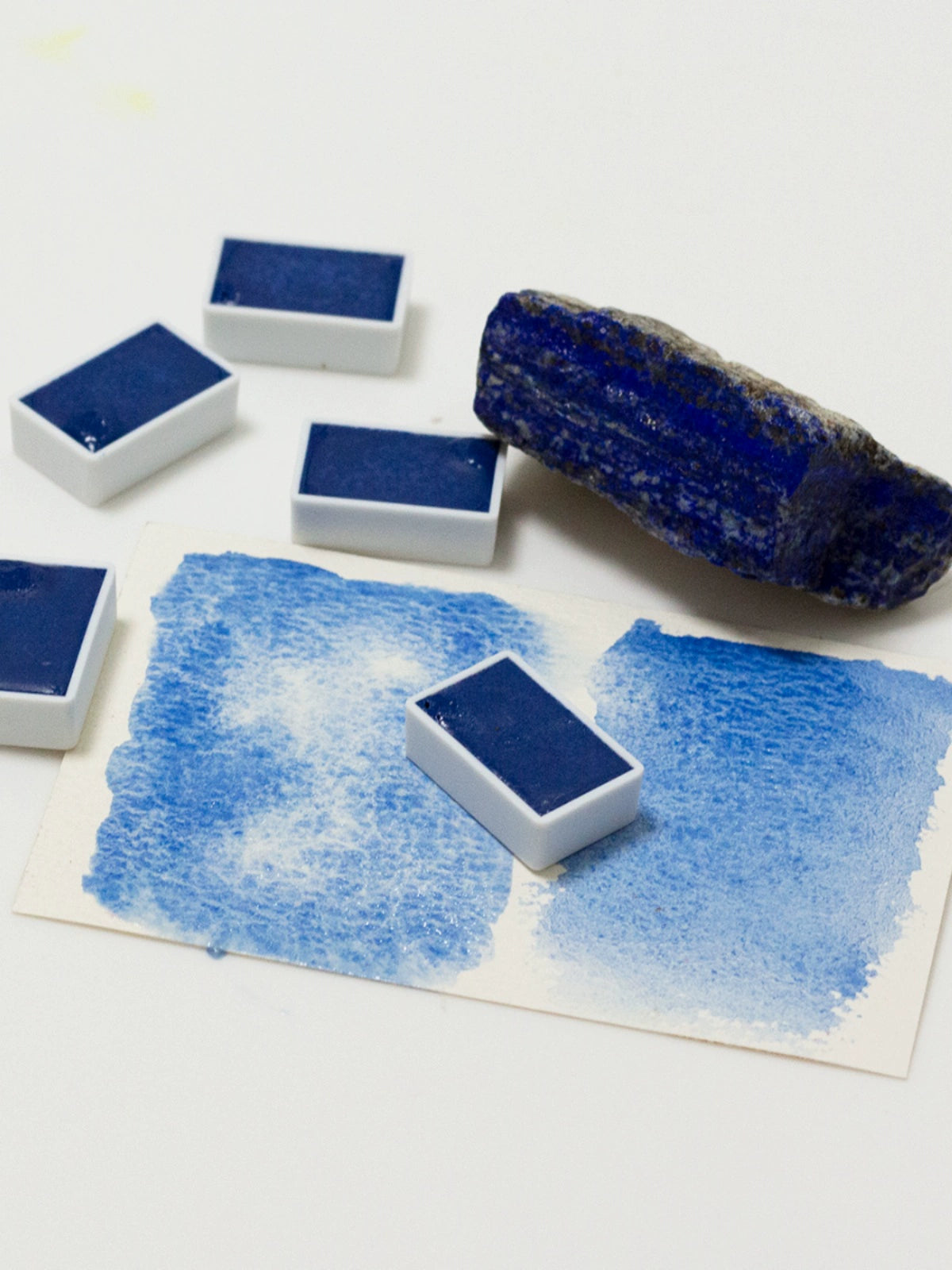 Lapis Lazuli lapis lazuli natural Afghan lapis lazuli mineral solid watercolor blue pigment block