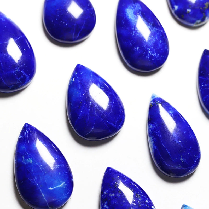 A5 Natural Afghan Lapis lazuli Droplet Pendant Mineral Crystal