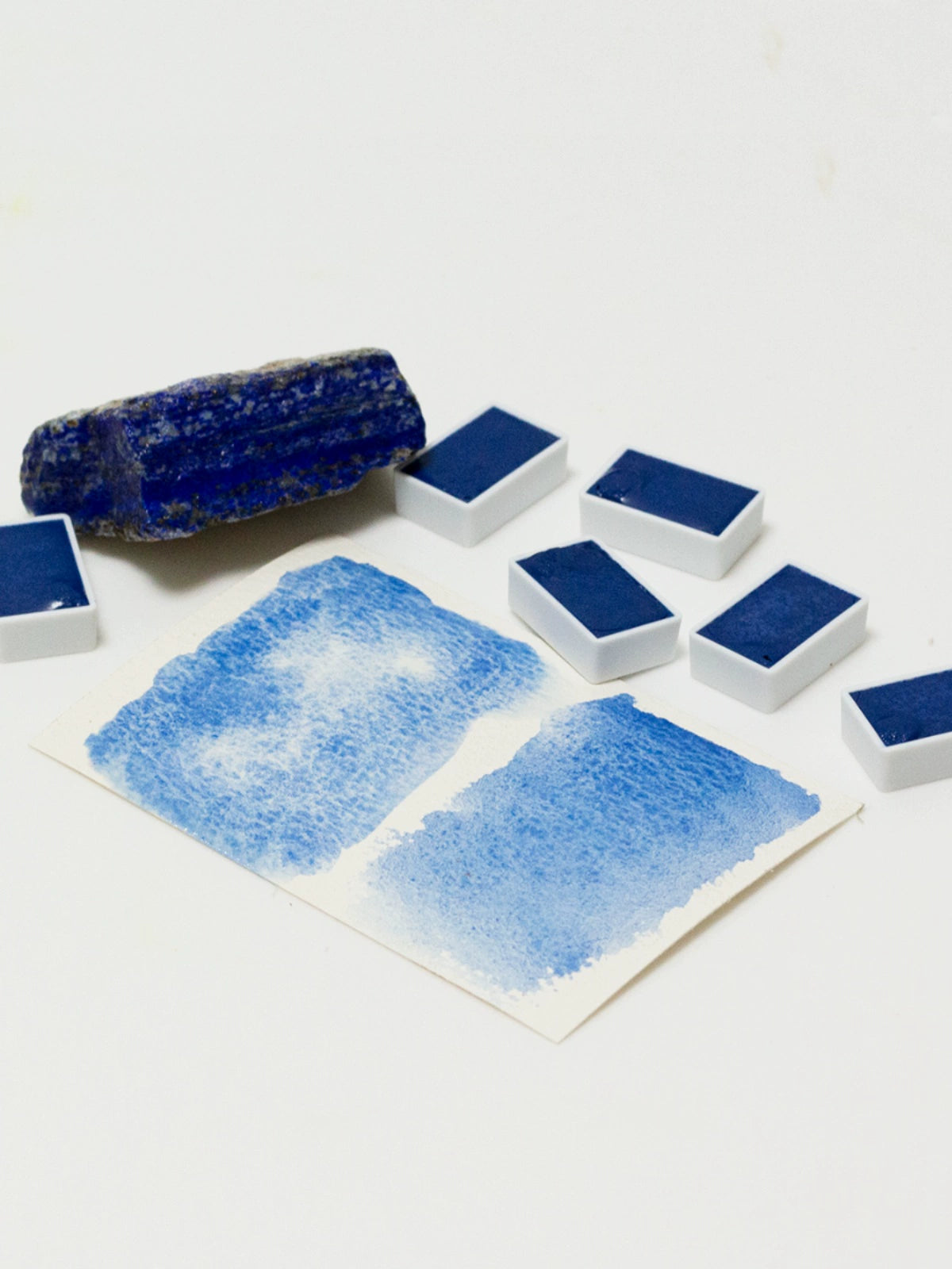 Lapis Lazuli lapis lazuli natural Afghan lapis lazuli mineral solid watercolor blue pigment block