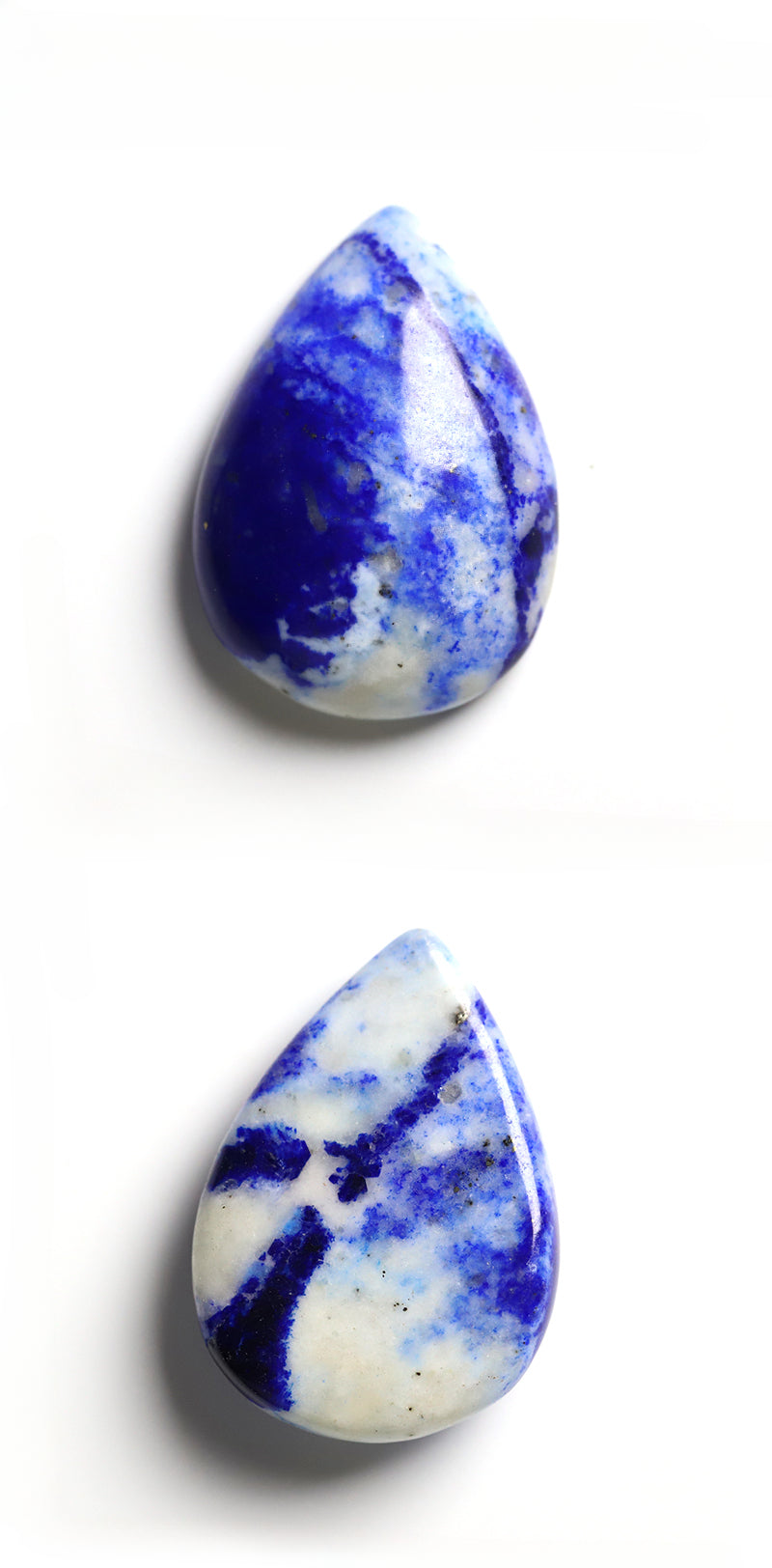 A5 Natural Afghan Lapis lazuli Droplet Pendant Mineral Crystal